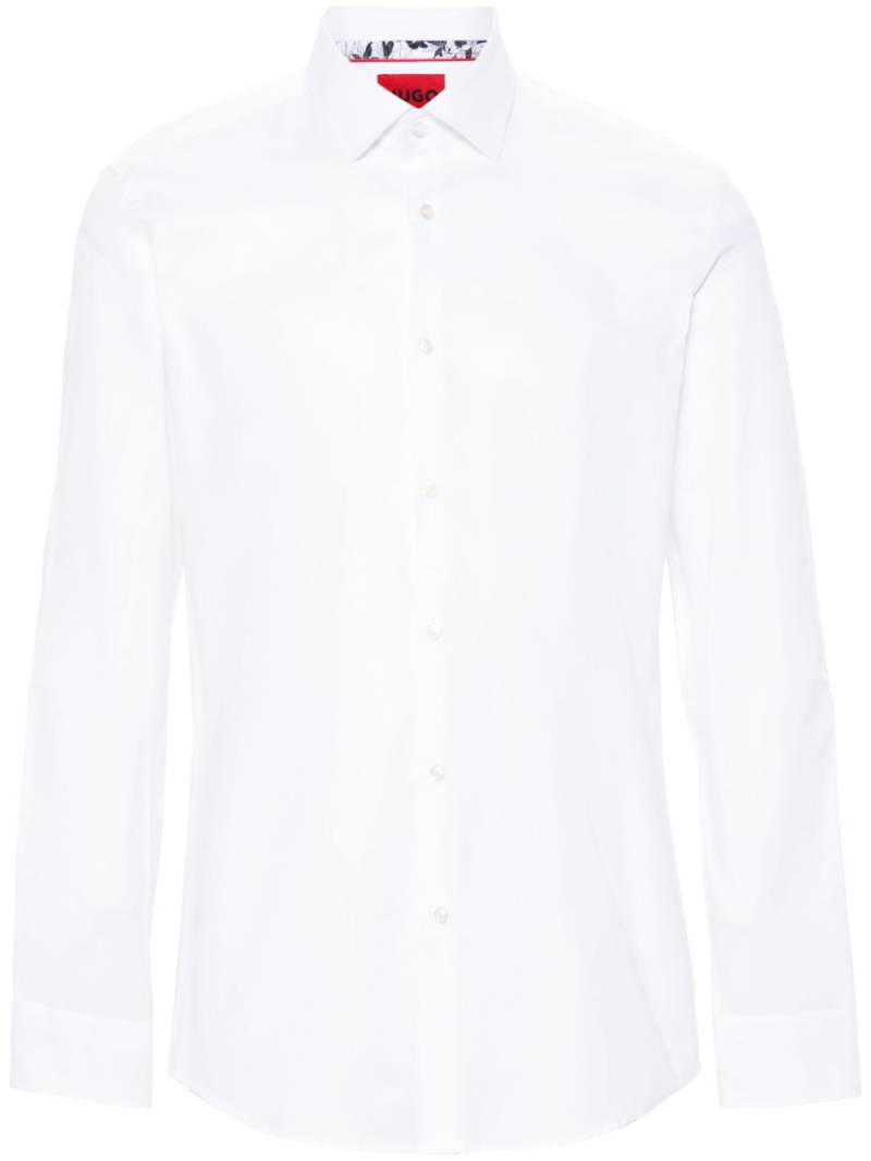 HUGO Koey cotton shirt - White von HUGO