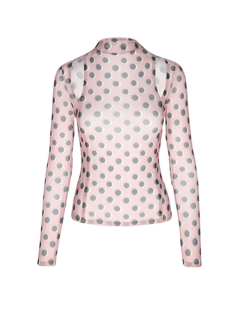 HUGO Langarmshirt DAVERIA rosa | L von HUGO