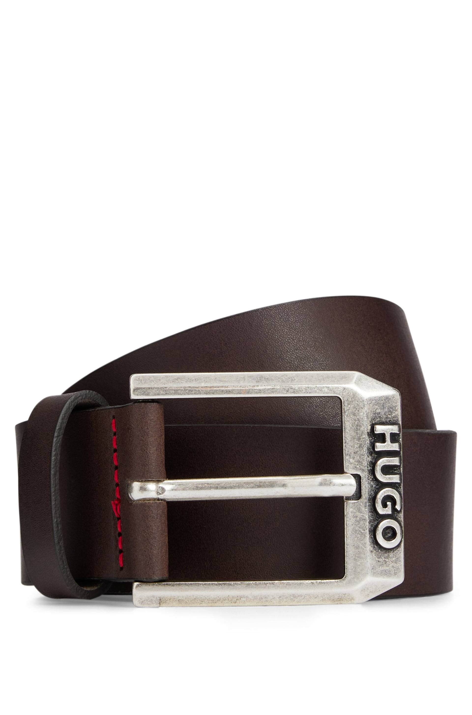 HUGO Ledergürtel »Gelio-C_Sz40«, Mit Markenlabel von HUGO HUGO Ledergürtel »Gelio-C_Sz40«, Mit Markenlabel von HUGO von HUGO