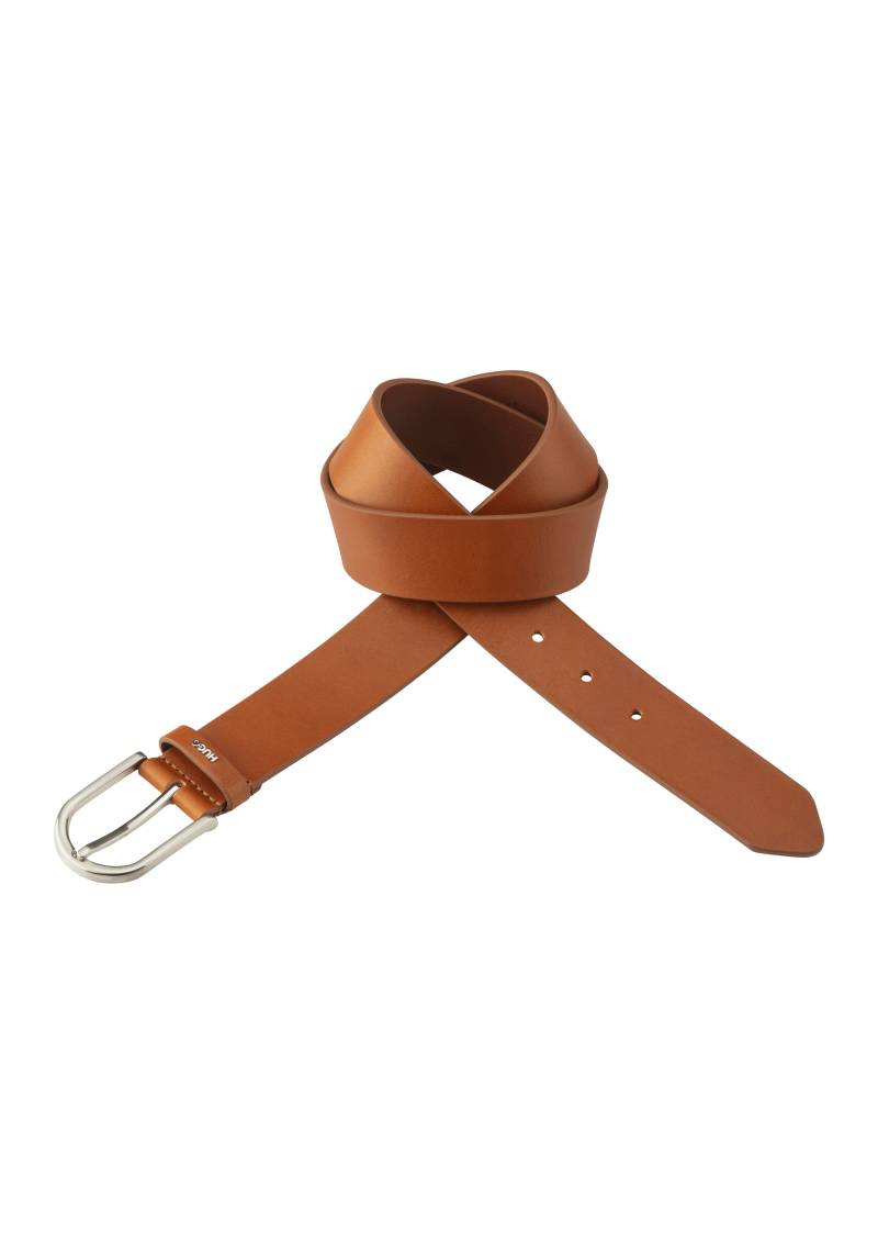 HUGO Ledergürtel »Zoey Belt 3,5cm«, mit kontrastfarbener Boss-Prägung am Verschluss von HUGO