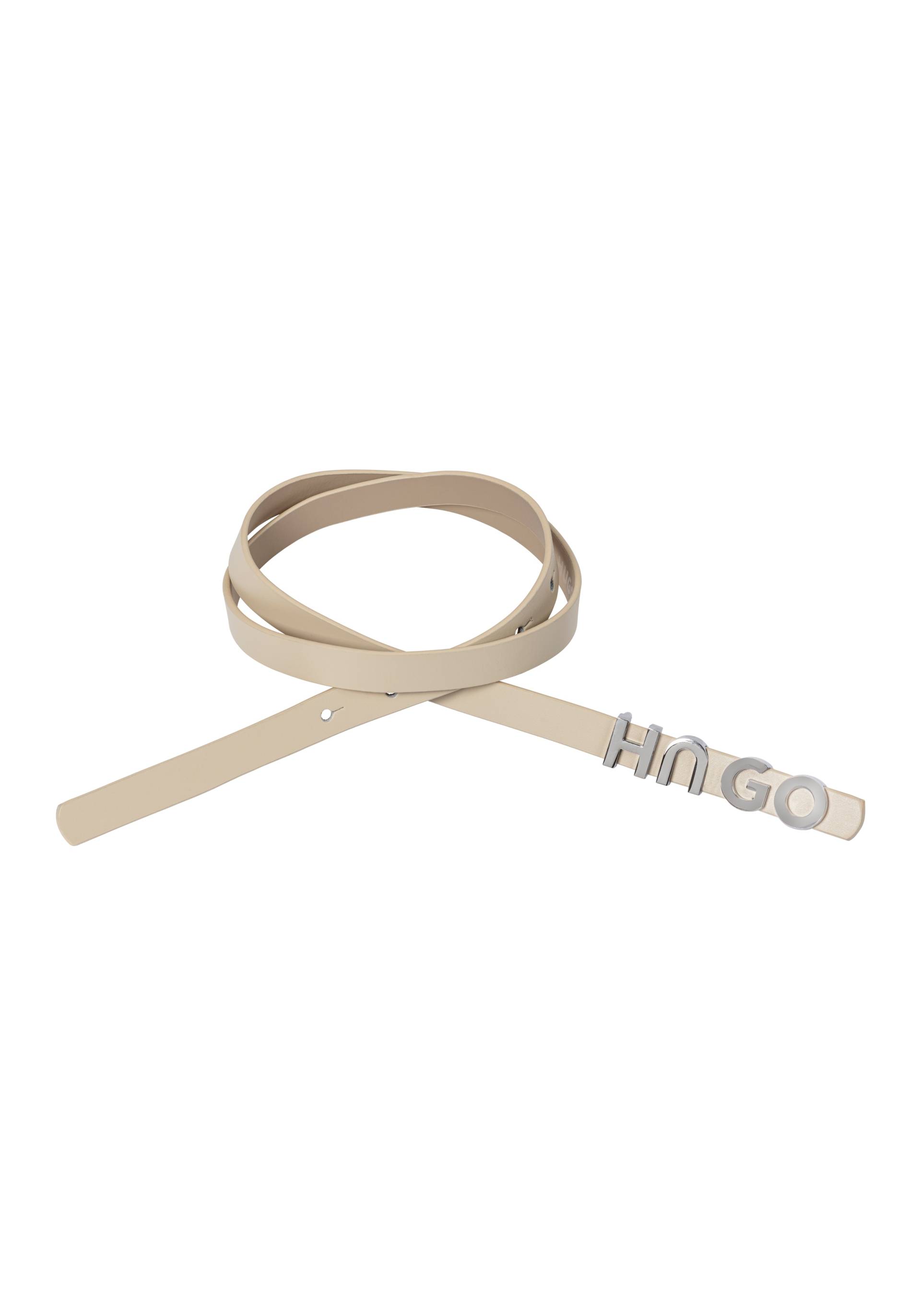 HUGO Ledergürtel »Zula Belt 1,5cm«, Verschluss im HUGO Schriftzug HUGO Ledergürtel »Zula Belt 1,5cm«, Verschluss im HUGO Schriftzug von HUGO