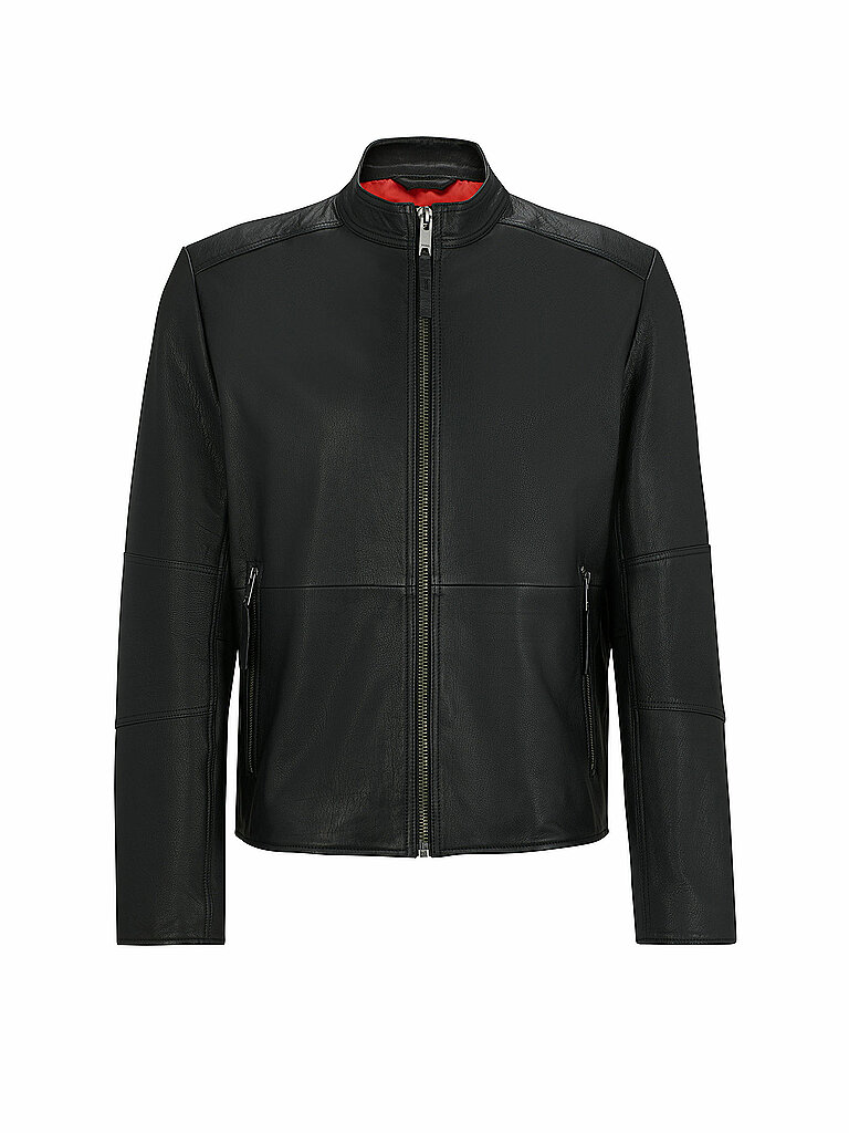 HUGO Lederjacke LOKIS schwarz | XL von HUGO