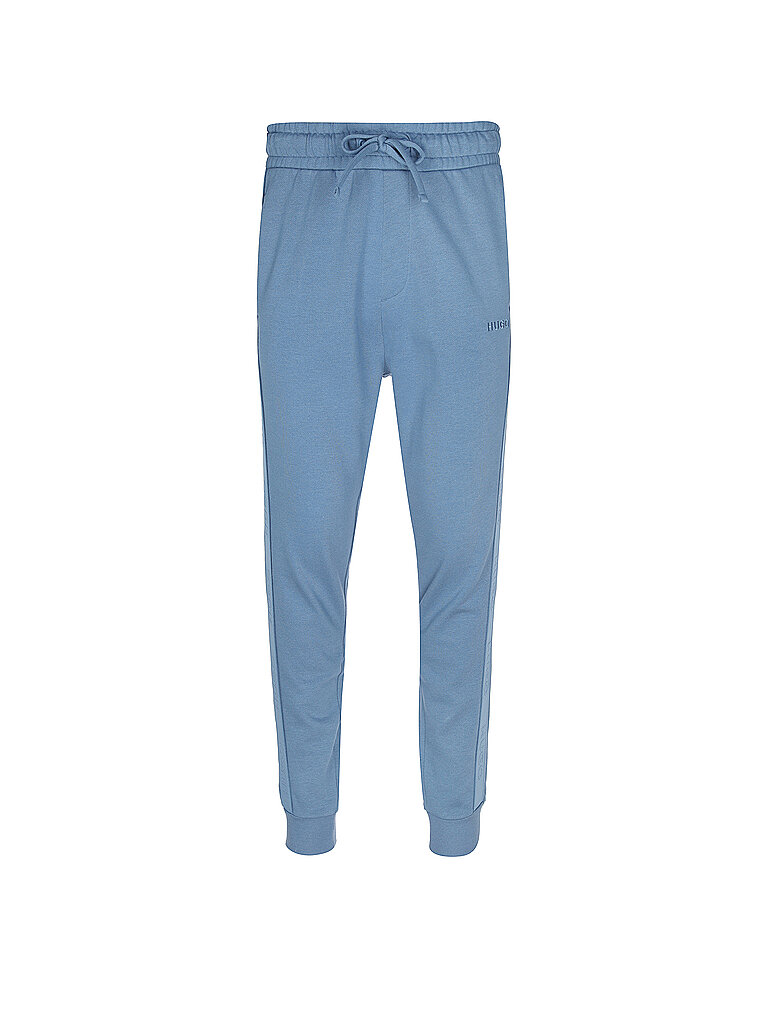 HUGO Loungewear Hose blau | L von HUGO