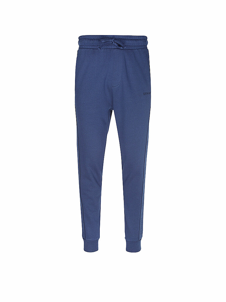 HUGO Loungewear Hose dunkelblau | L von HUGO