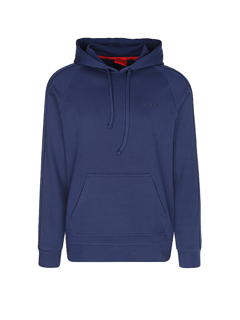 HUGO Loungewear Kapuzensweater - Hoodie dunkelblau | S von HUGO