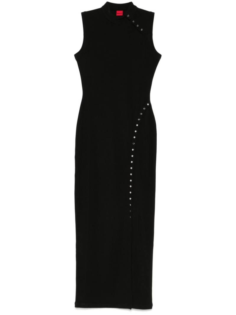 HUGO Nelissi maxi dress - Black von HUGO