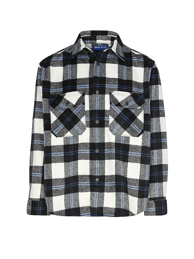 HUGO Overshirt EBOLT  schwarz | L von HUGO