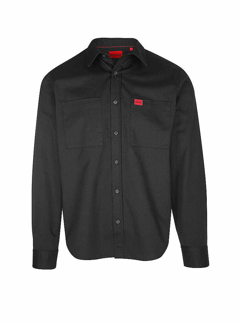 HUGO Overshirt EGRIN schwarz | L von HUGO