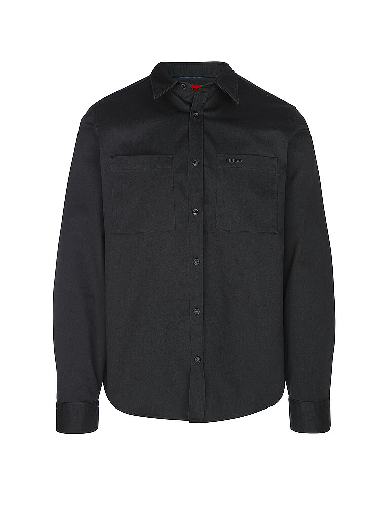 HUGO Overshirt EGRIN schwarz | L von HUGO