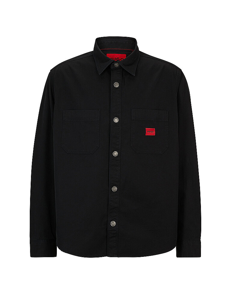 HUGO Overshirt ERATO schwarz | L von HUGO