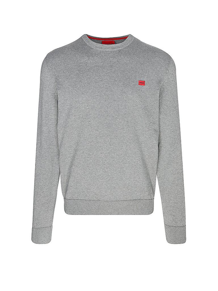 HUGO Pullover SAN CASSIUS grau | L von HUGO