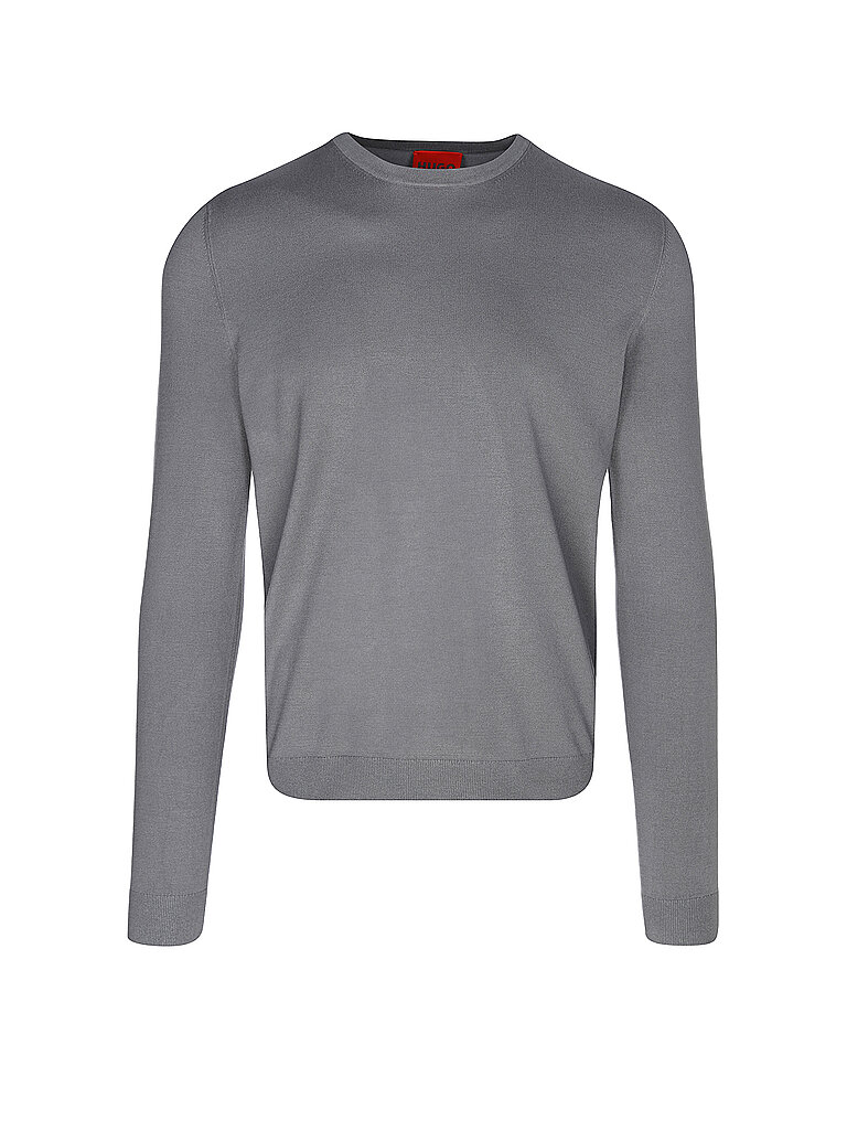 HUGO Pullover SAN CODY grau | L von HUGO