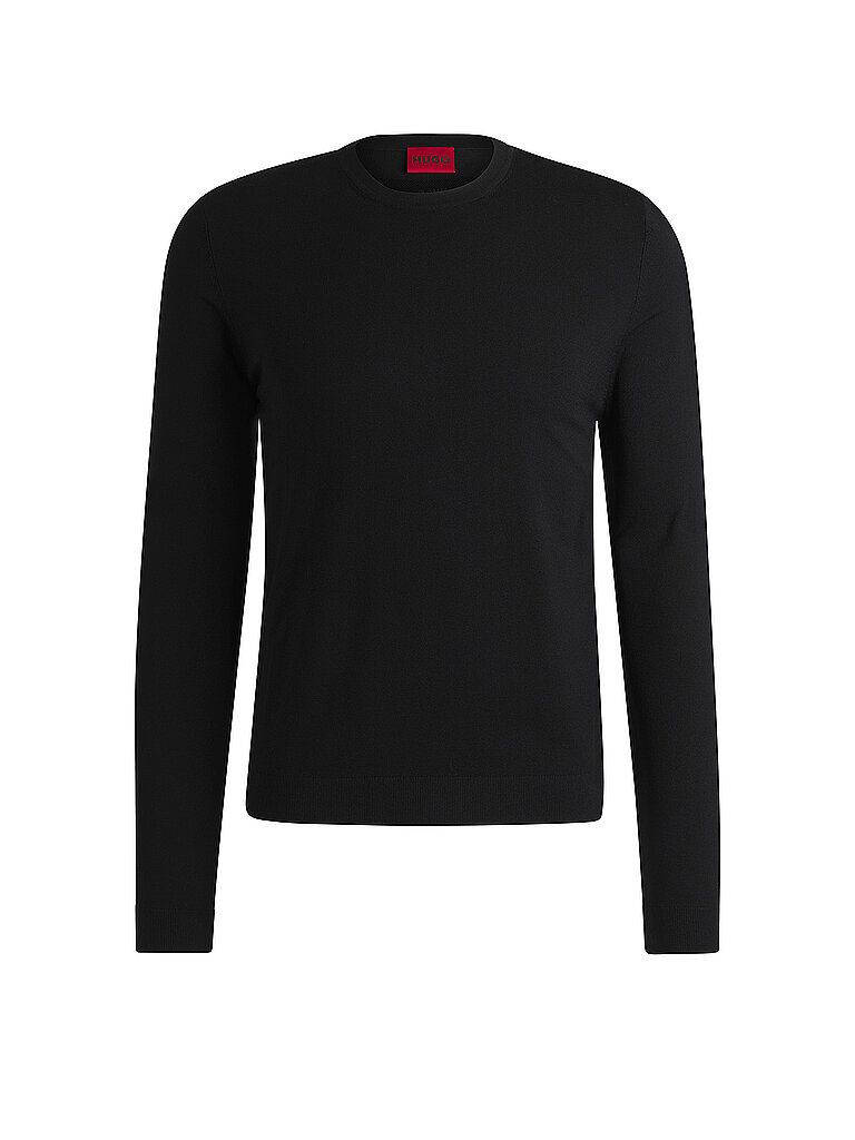 HUGO Pullover SAN CODY schwarz | L von HUGO