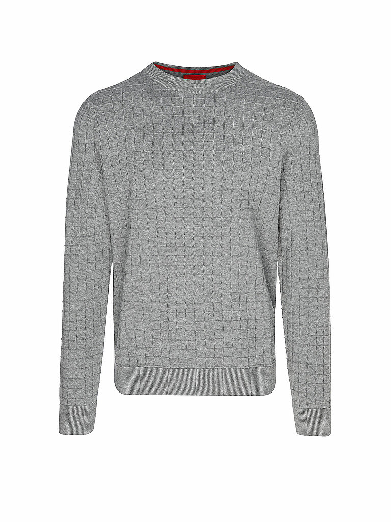 HUGO Pullover SCOULT grau | L von HUGO