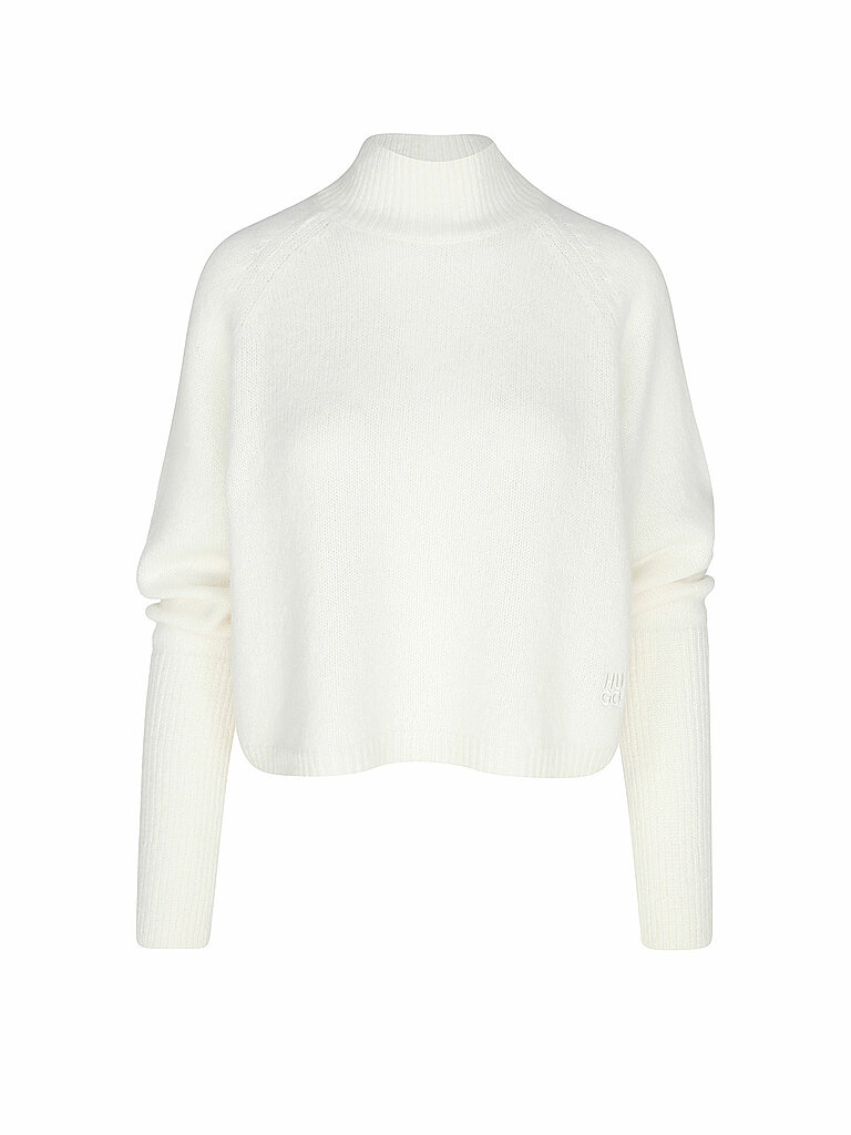 HUGO Rollkragenpullover creme | L von HUGO