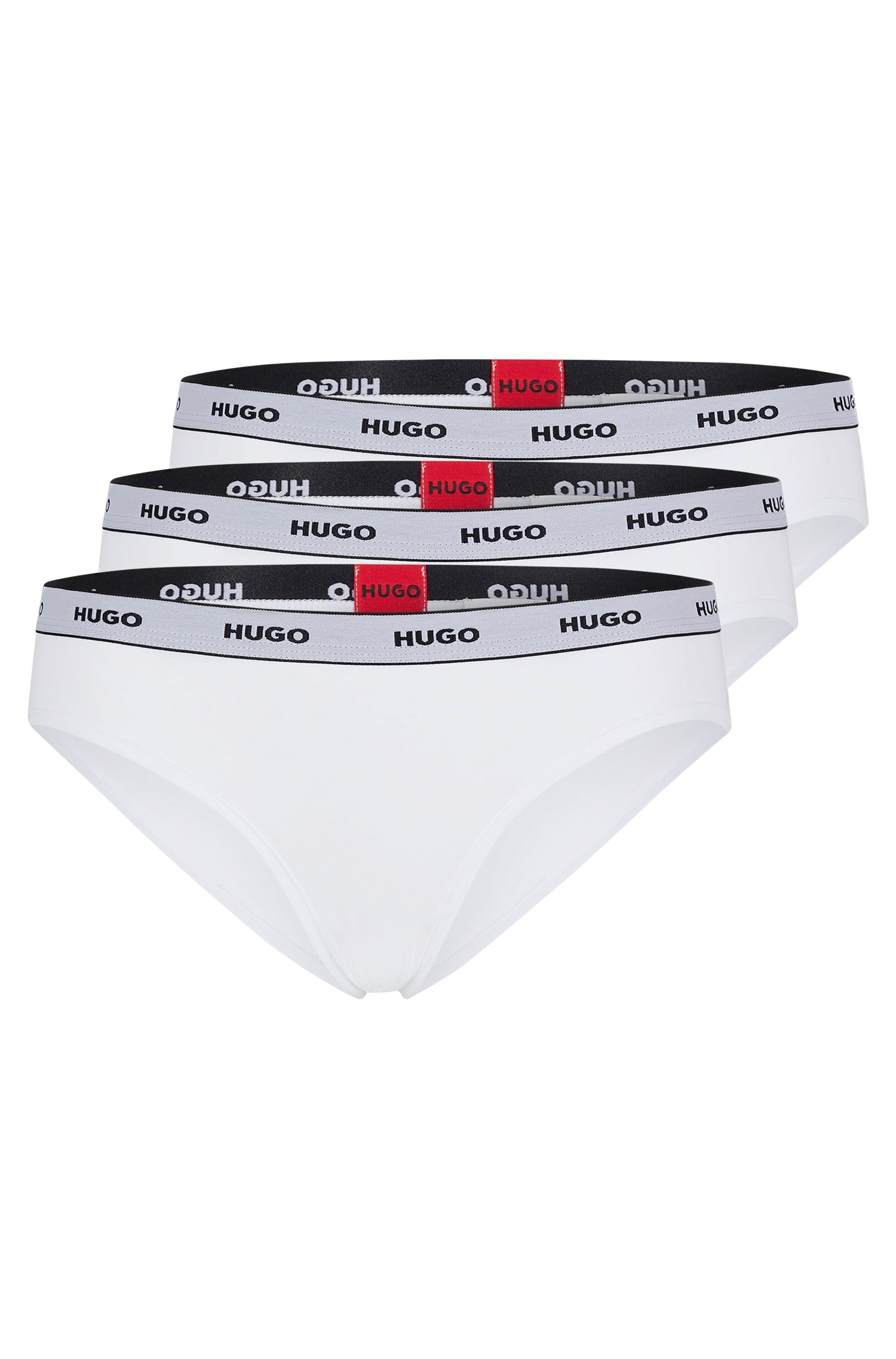 HUGO Underwear Slip »TRIPLET BRIEF STRIPE«, (Packung, 3 St., 3er Pack), mit HUGO Logo-Elastikbund von HUGO Underwear