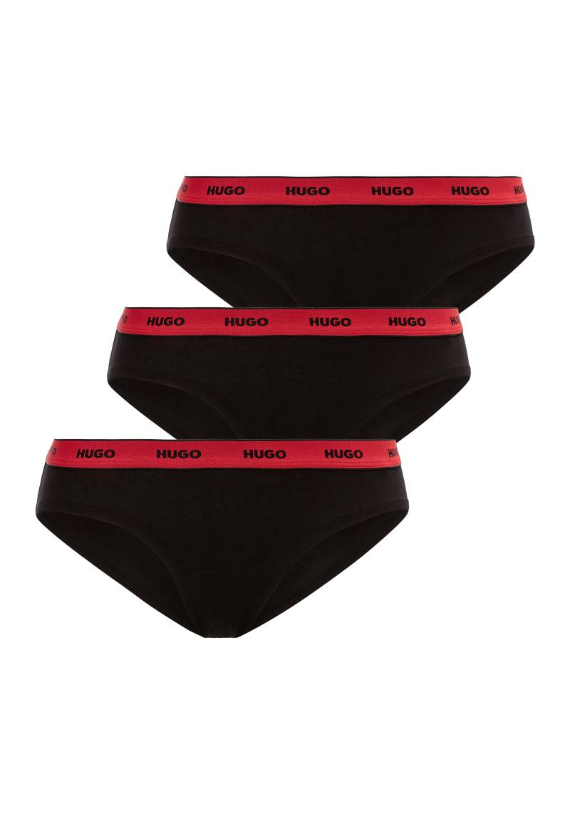 HUGO Underwear Slip »TRIPLET BRIEF STRIPE«, (Packung, 3 St., 3er-Pack), mit kontrastfarbenem Logobund von HUGO Underwear