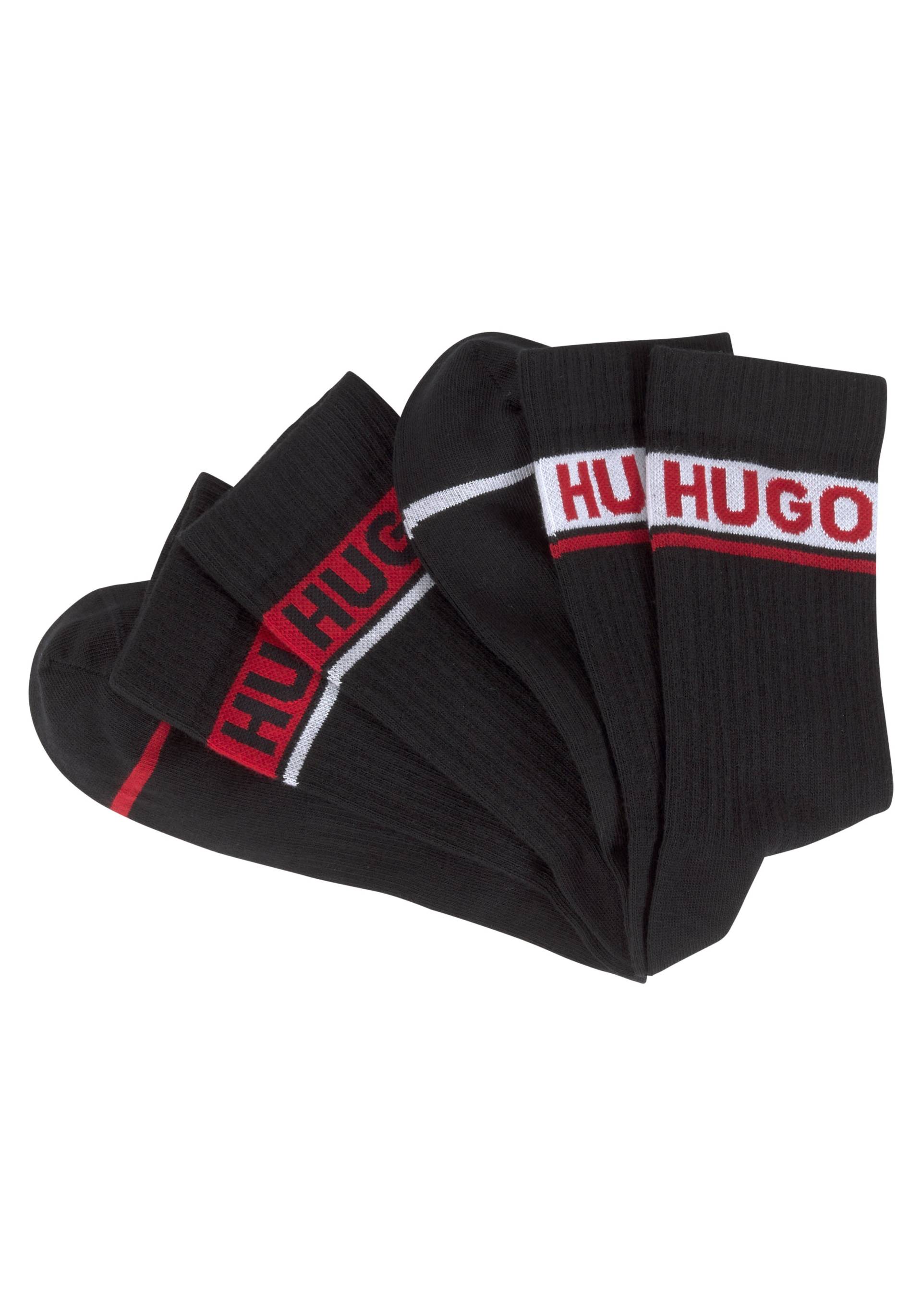 HUGO Underwear Socken, (Packung, 2er Pack), mit kontrasfarbenem Logodetail von HUGO Underwear