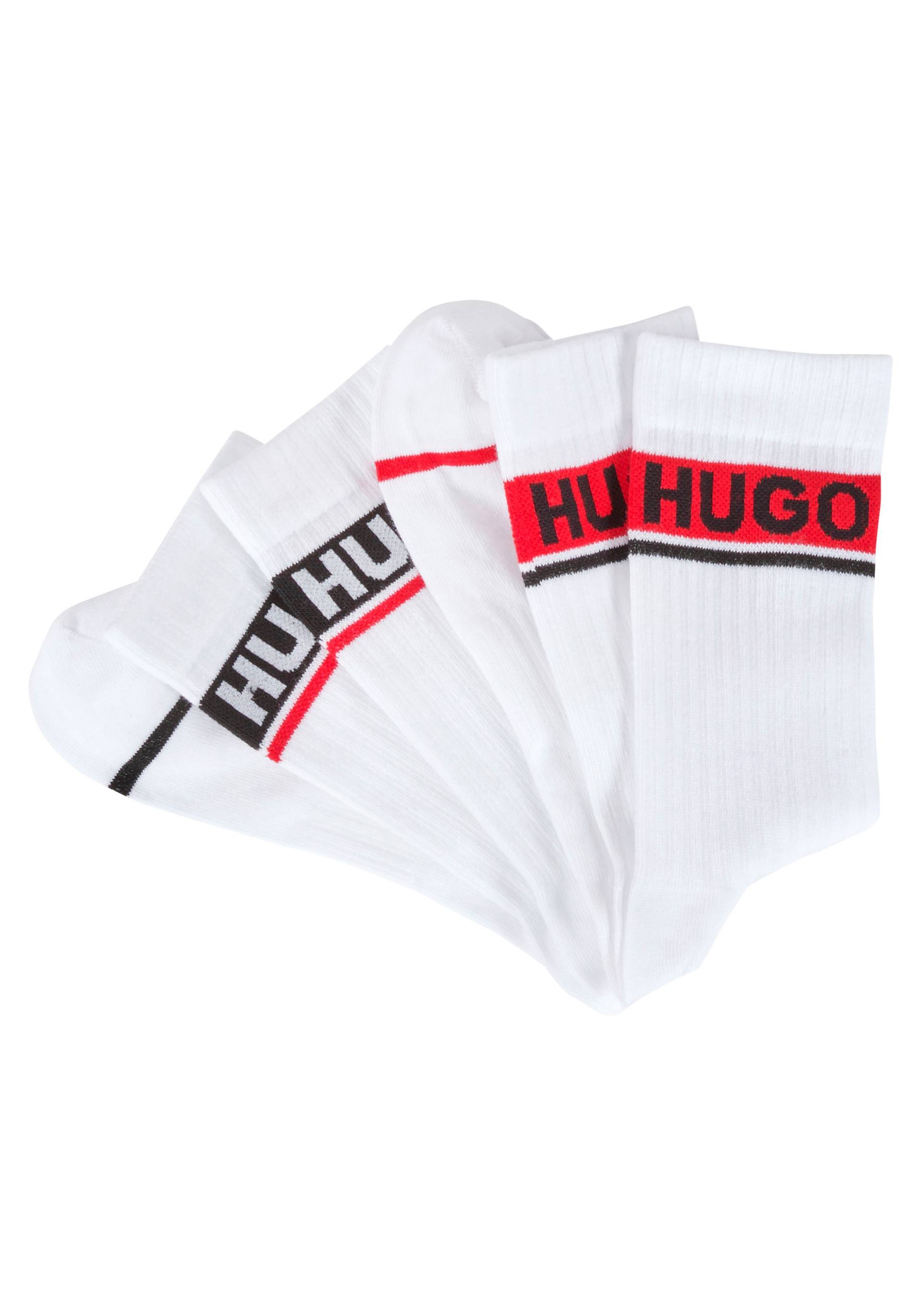 HUGO Underwear Socken, (Packung, 2er Pack), mit kontrasfarbenem Logodetail von HUGO Underwear