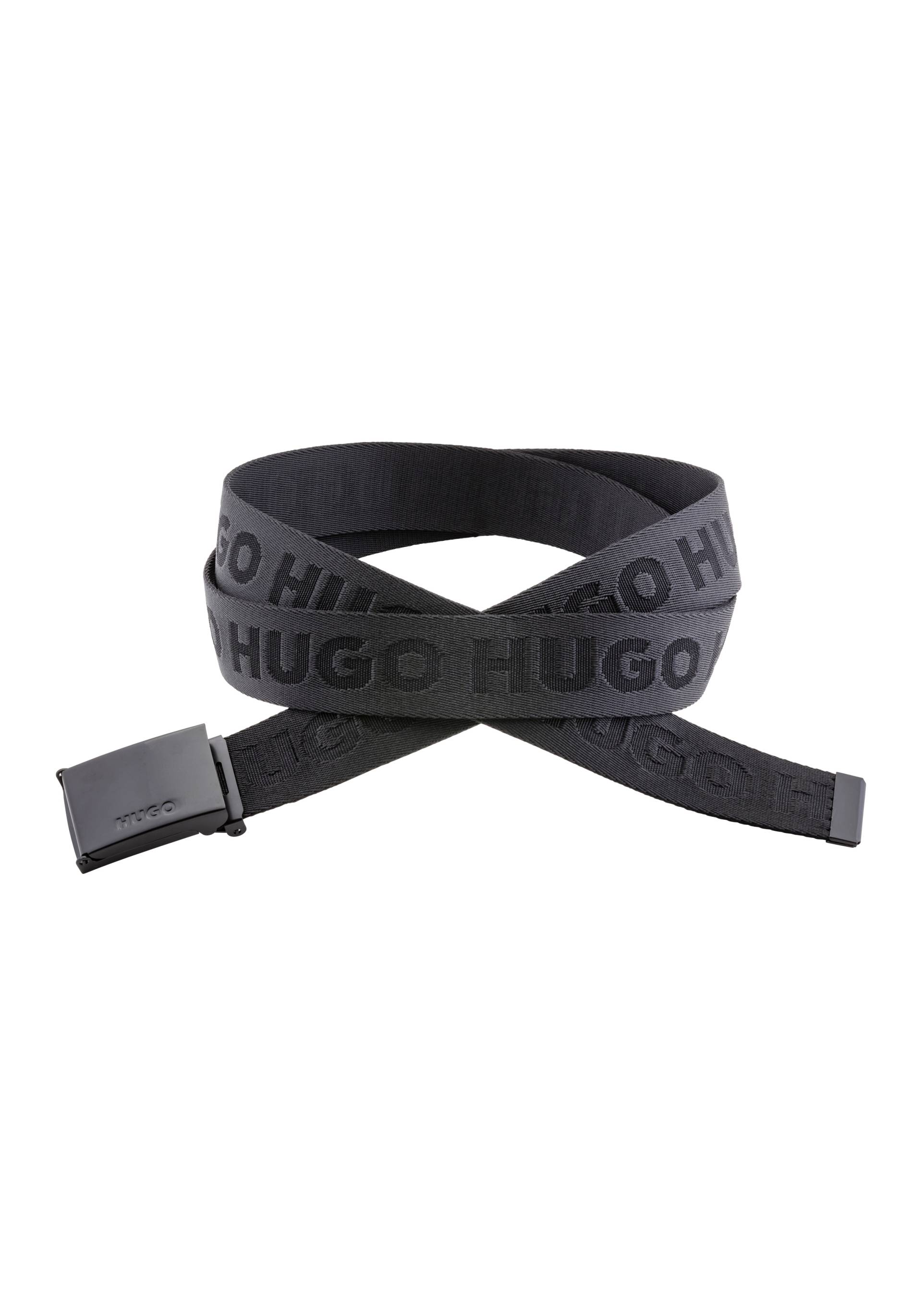 HUGO Stoffgürtel »Garratt-Tp-HUGO_Os35«, mit Jaquard Logoschriftzug HUGO Stoffgürtel »Garratt-Tp-HUGO_Os35«, mit Jaquard Logoschriftzug von HUGO