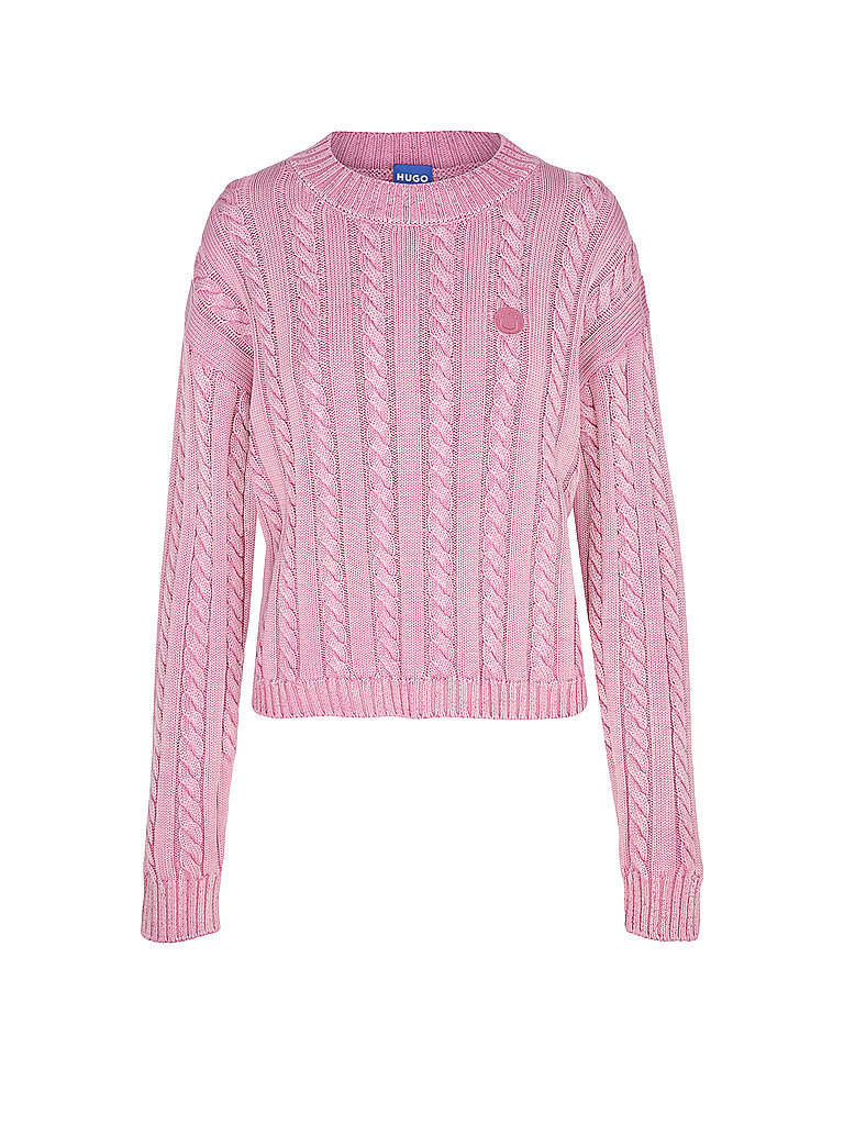 HUGO Strickpullover rosa | M von HUGO