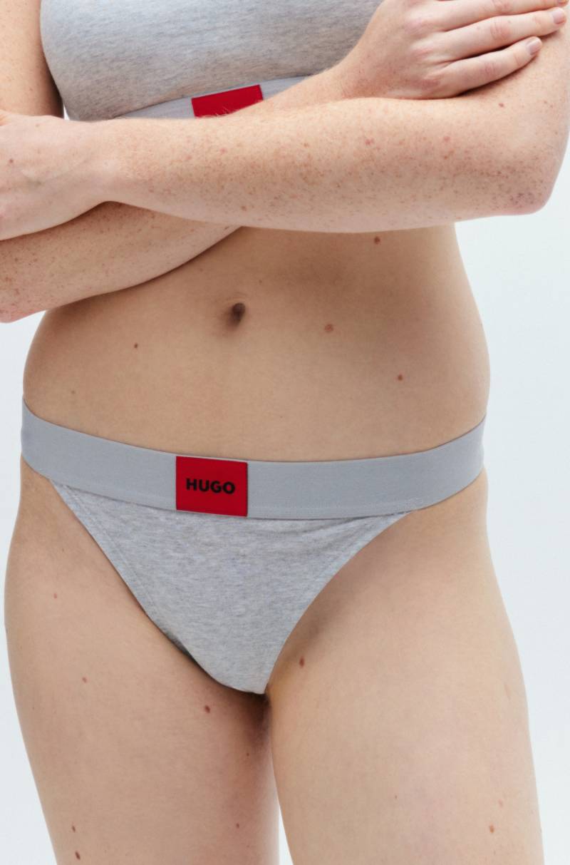 HUGO Underwear String »RED LABEL«, mit Logo auf dem elastischen Bund von HUGO Underwear