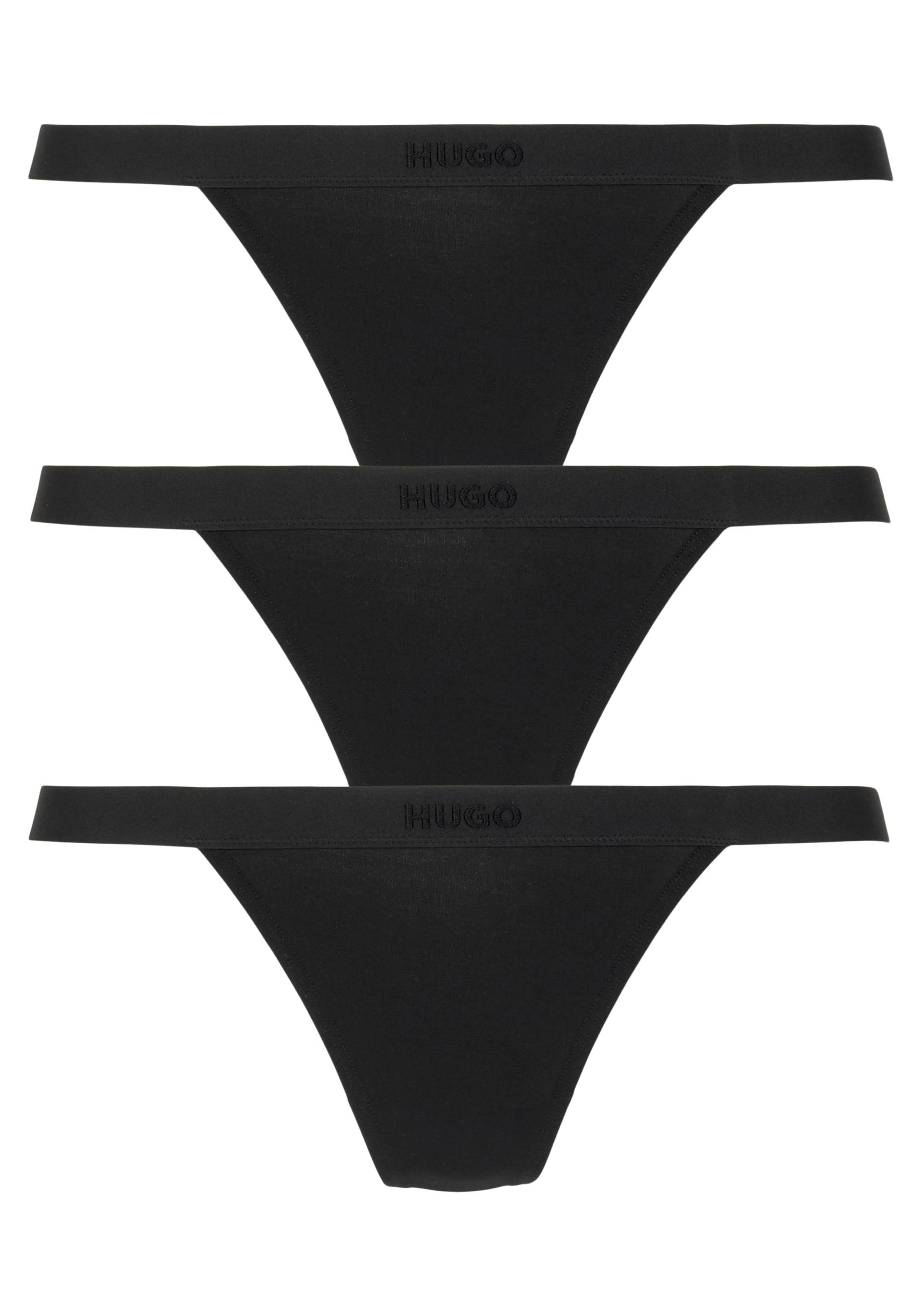HUGO Underwear String »TRIPLET STRING PURE«, (Packung, 3 St., 3er-Pack), mit schmalem Bund von HUGO Underwear