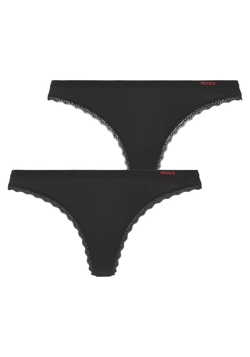 HUGO Underwear String »TRIPLET THONG MICRO«, (Packung), mit Markenlogo von HUGO Underwear