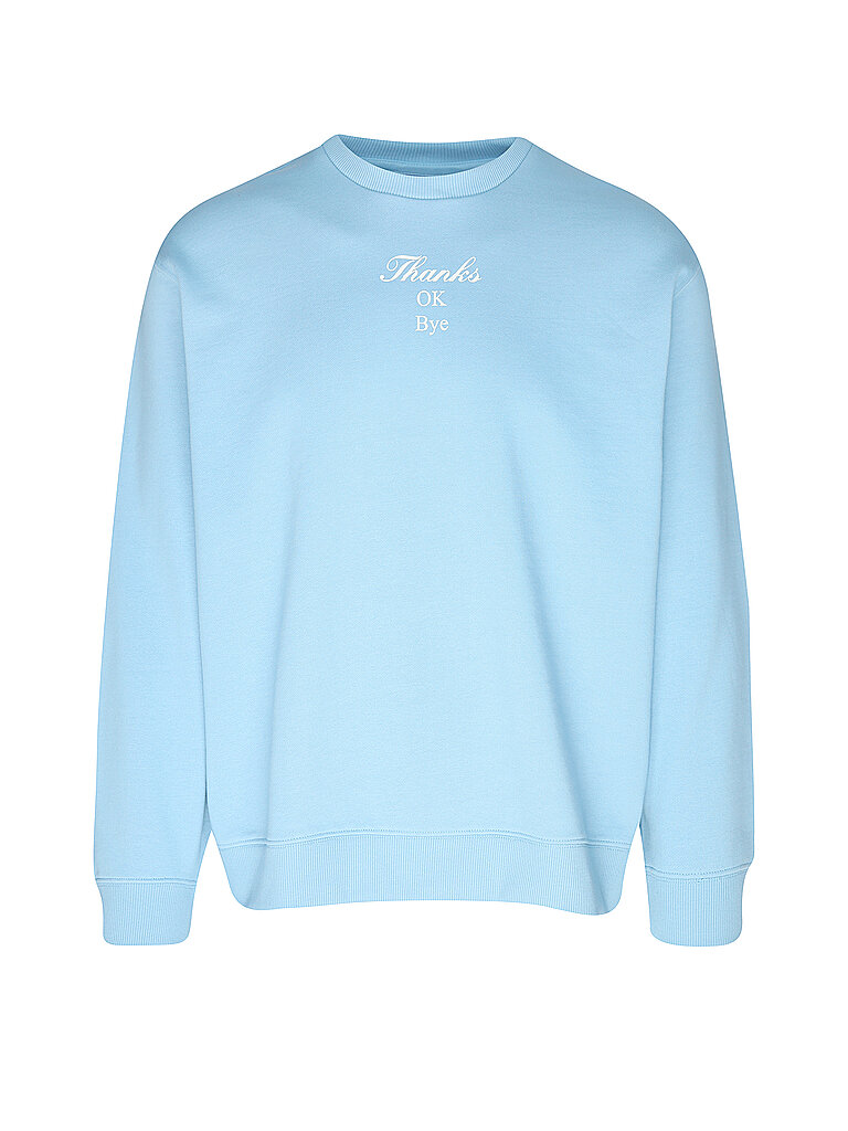 HUGO Sweater  hellblau | L von HUGO