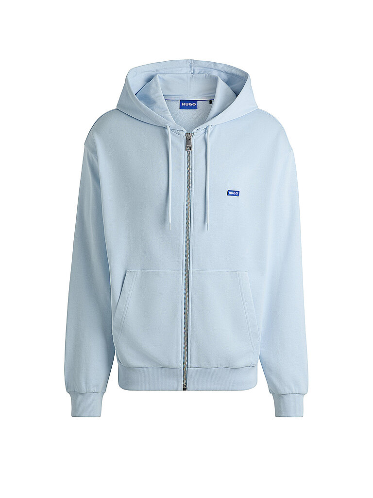 HUGO Sweatjacke NADARASI hellblau | L von HUGO