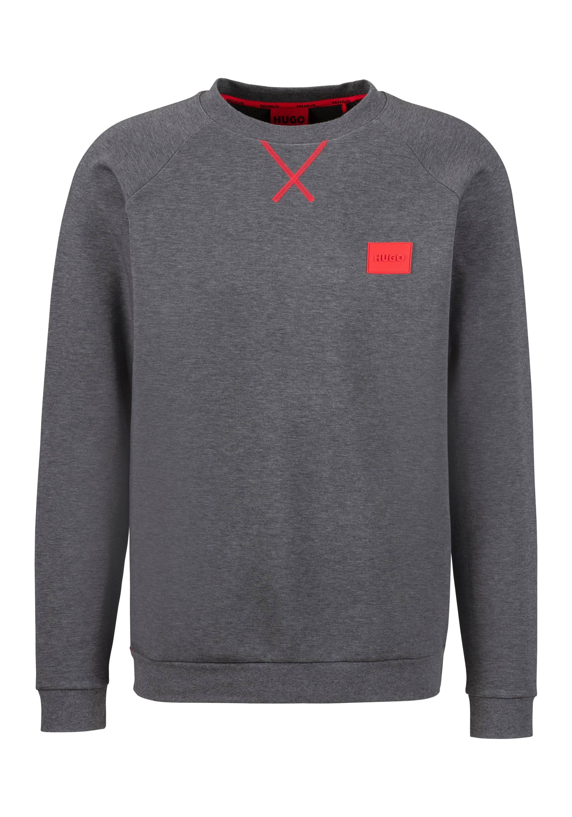 HUGO Underwear Sweatshirt »Patch Sweatshirt«, mit roter Ziehrnaht von HUGO Underwear