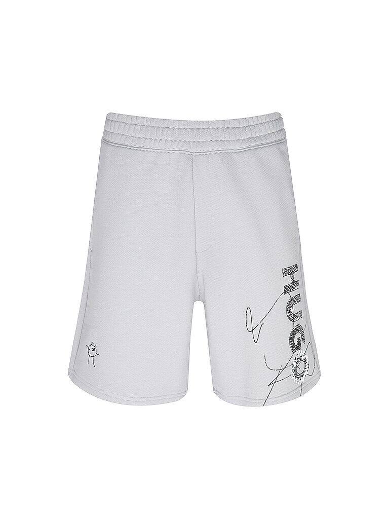 HUGO Sweatshorts NASIBO hellgrau | L von HUGO