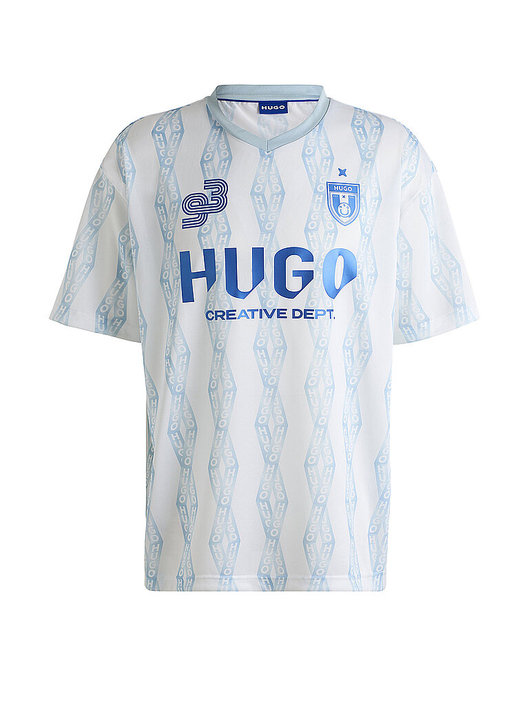 HUGO T-Shirt NOTBAL  weiss | L von HUGO