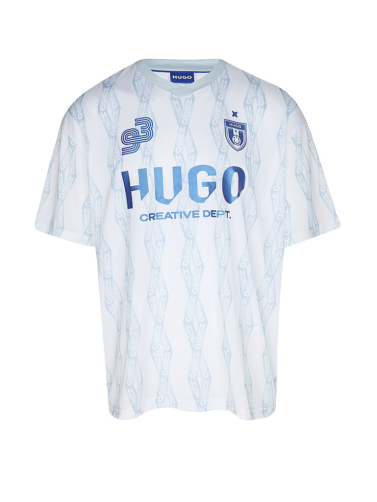 HUGO T-Shirt NOTBAL  weiss | M von HUGO