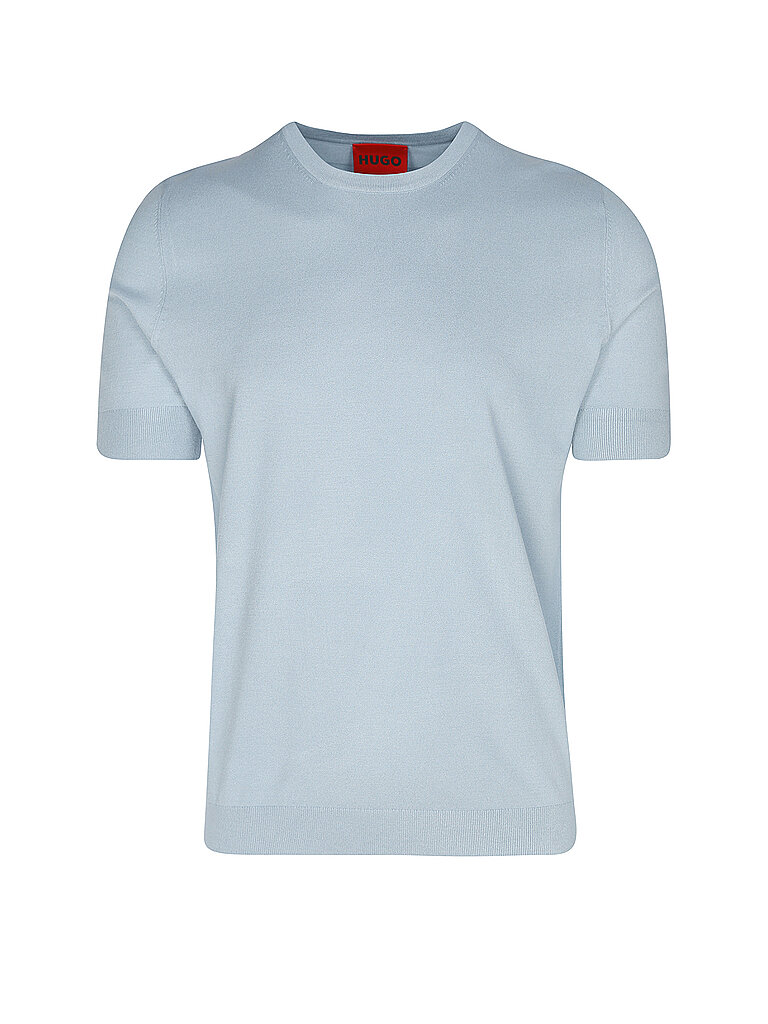 HUGO T-Shirt SAN CARL hellblau | L von HUGO