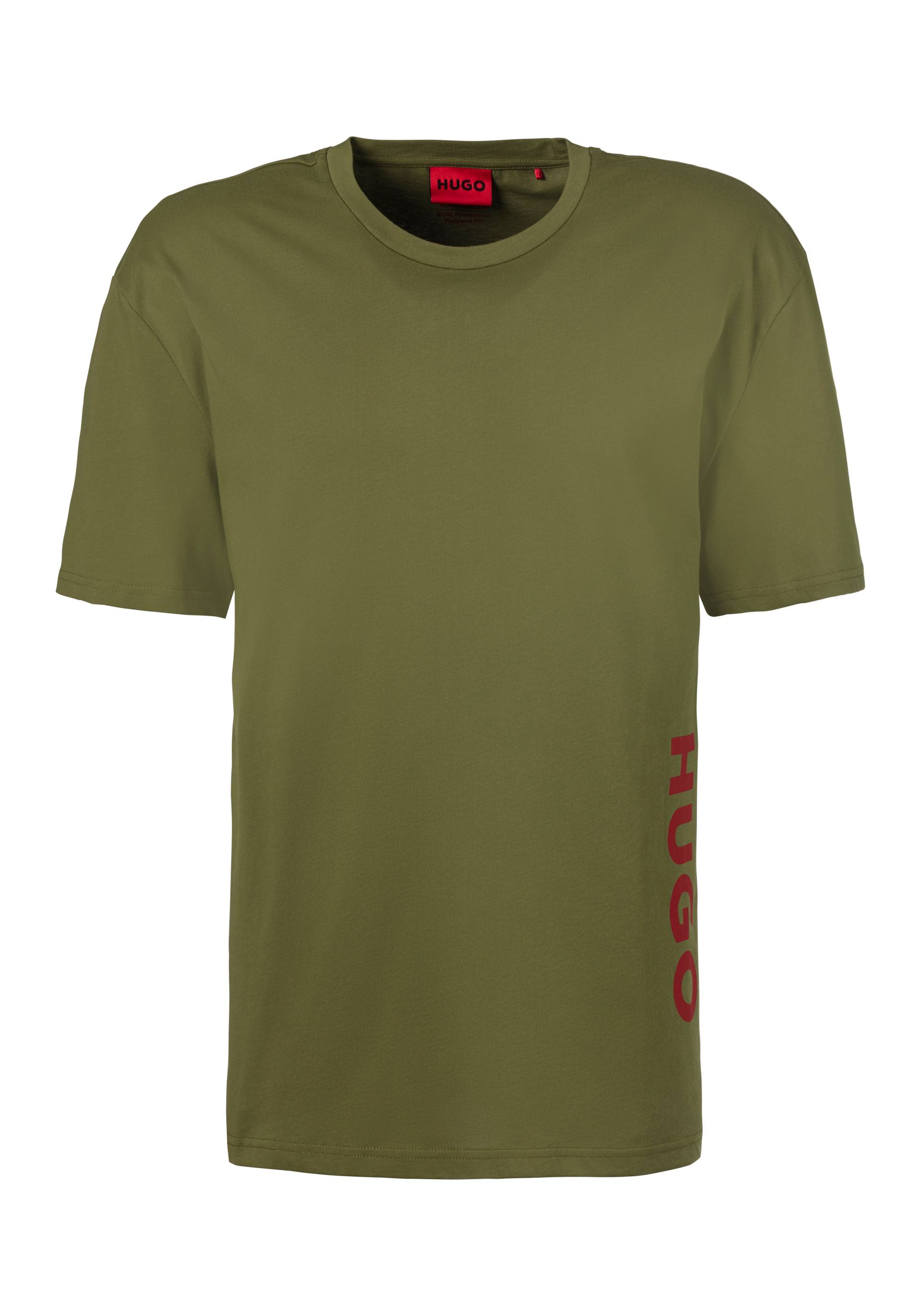 HUGO T-Shirt »T-SHIRT RN RELAXED«, mit seitlichem Logoschriftzug von HUGO