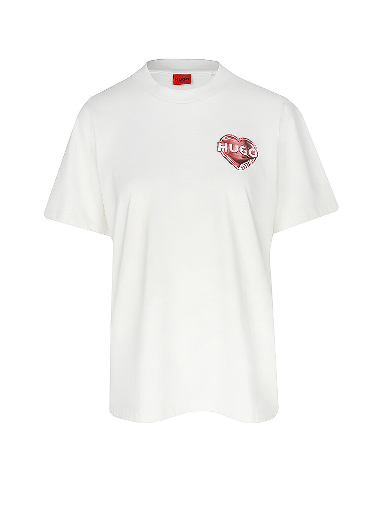 HUGO T-Shirt VINTAGE weiss | L von HUGO