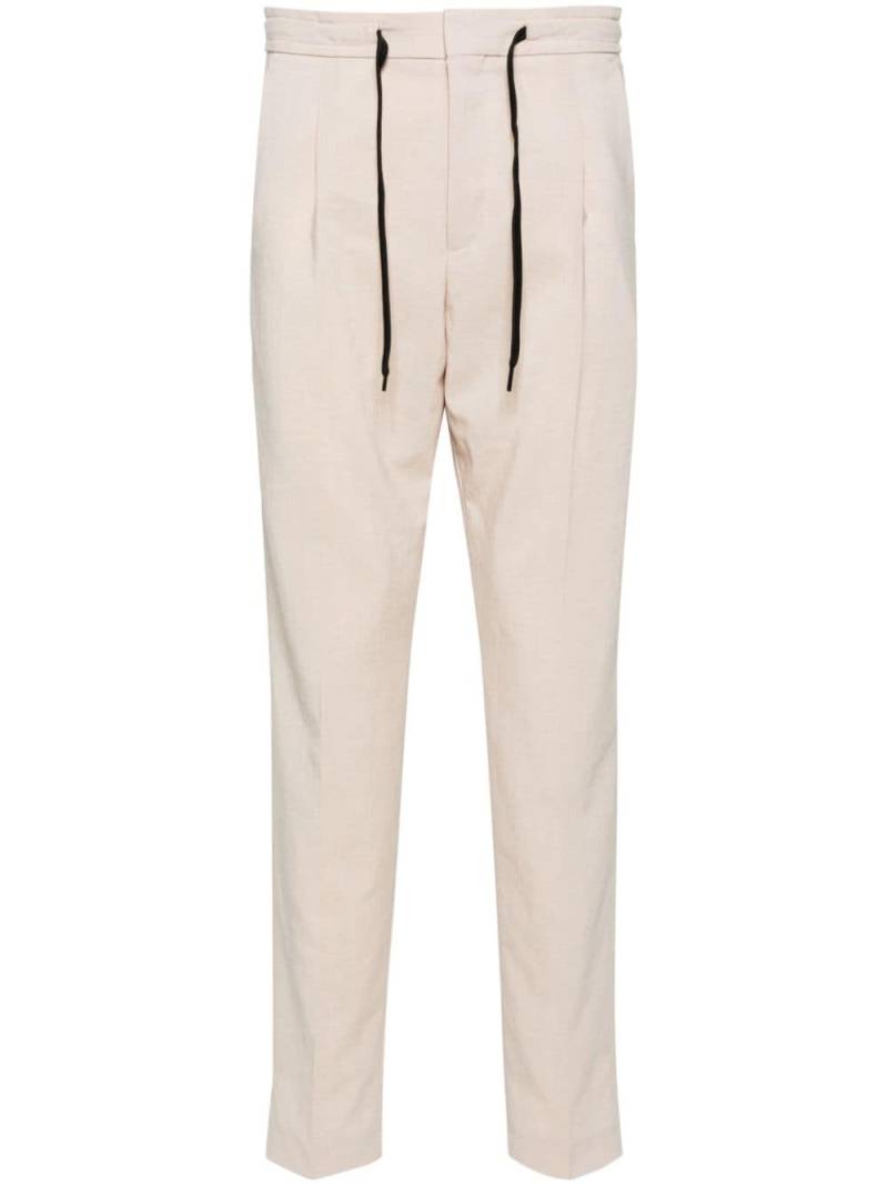 HUGO Teagan242X tapered trousers - Neutrals von HUGO