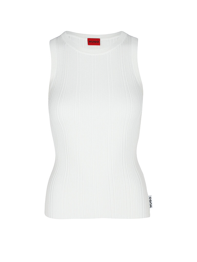 HUGO Top SAREPLE weiss | L von HUGO