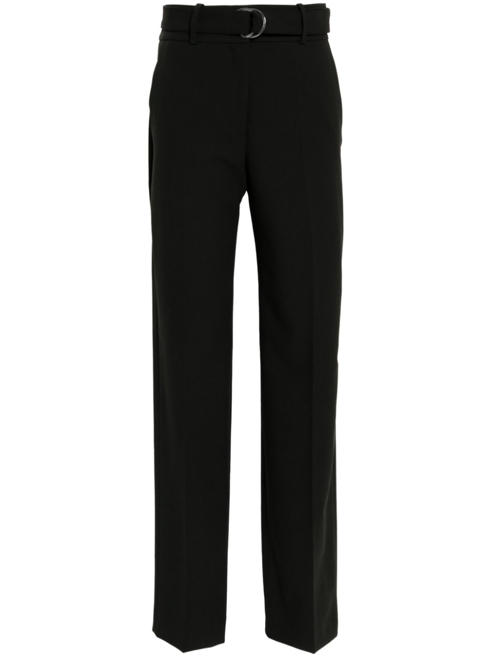 HUGO belted tailored trousers - Black von HUGO