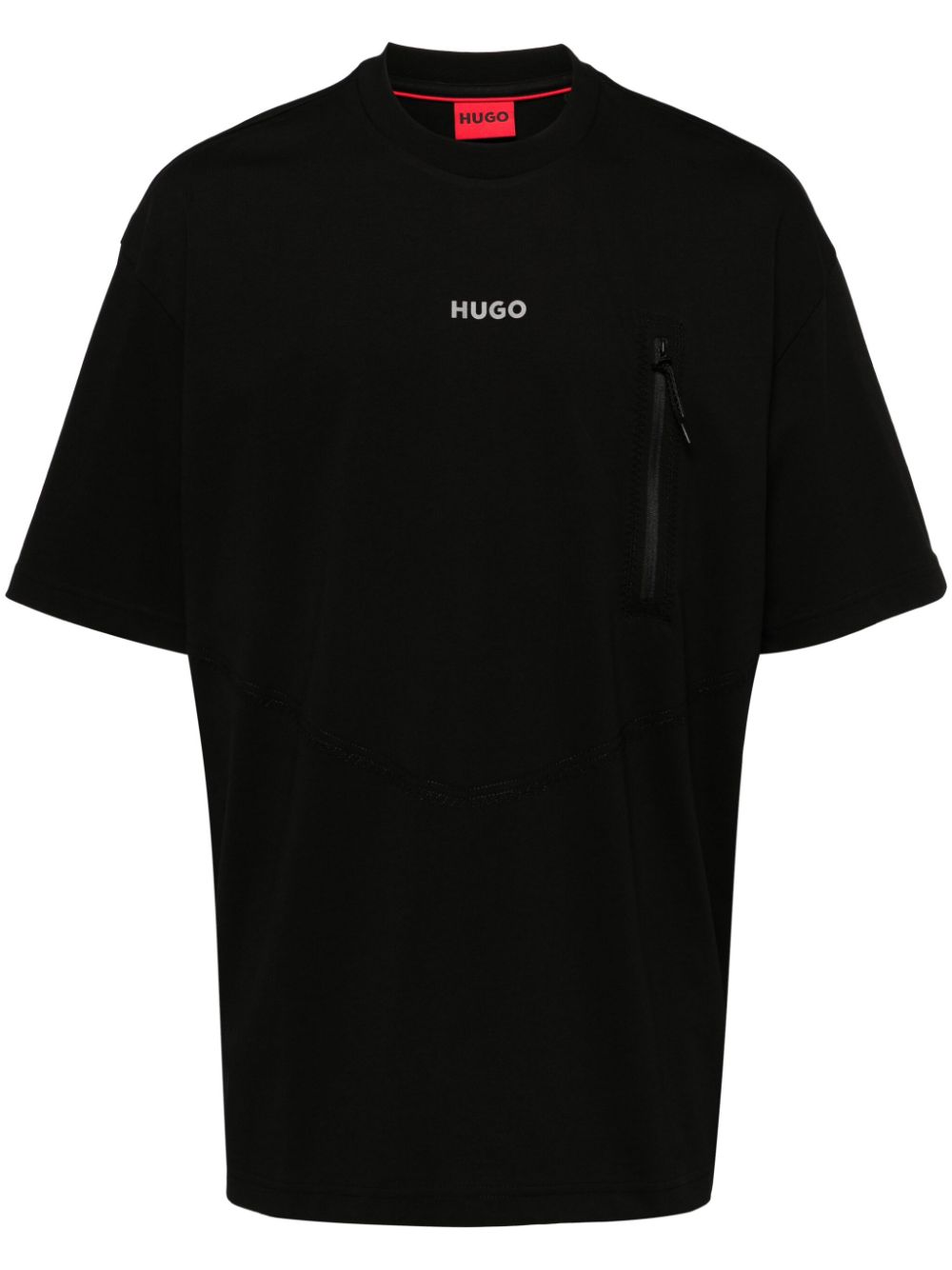 HUGO cotton crew neck t-shirt - Black von HUGO