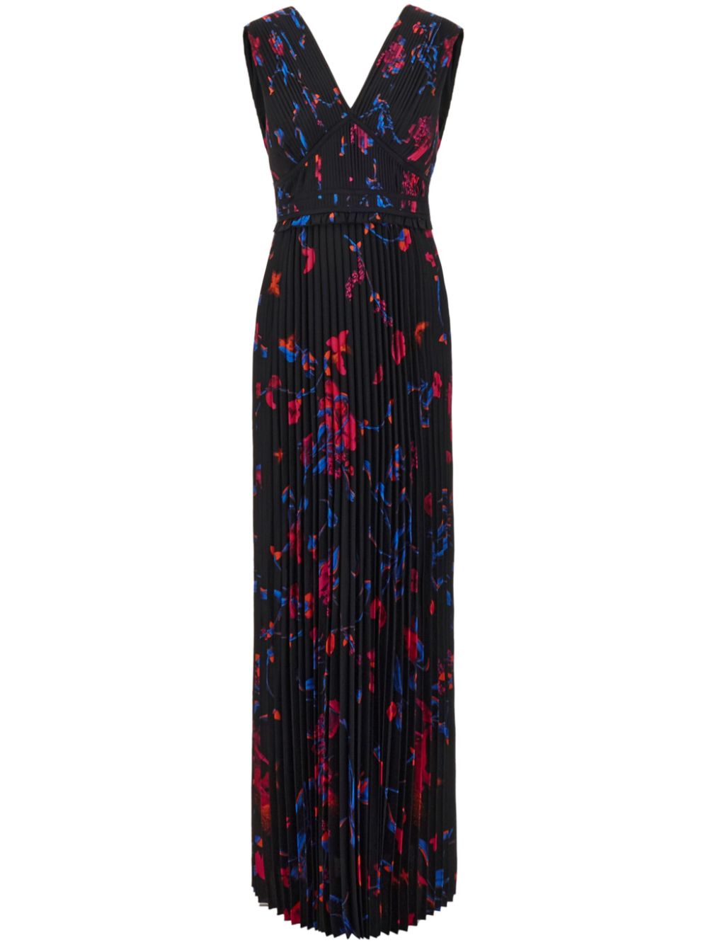 HUGO floral-print maxi dress - Black von HUGO