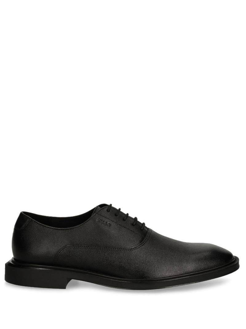 HUGO leather Derby shoes - Black von HUGO