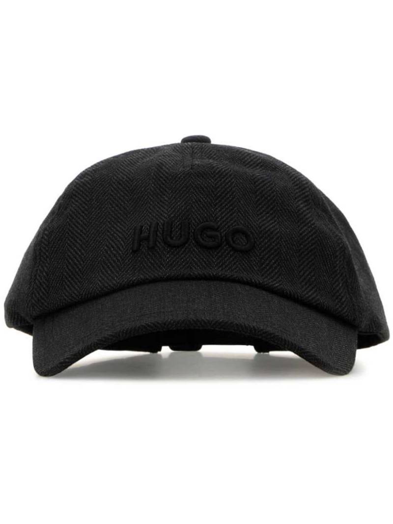 HUGO logo cap - Black von HUGO