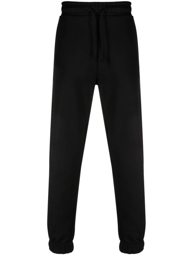 HUGO logo-embossed cotton track pants - Black von HUGO