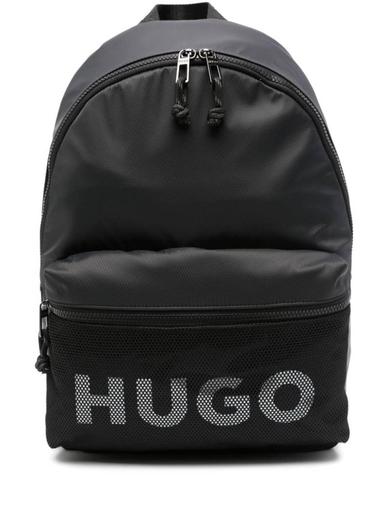 HUGO logo-print backpack - Black von HUGO