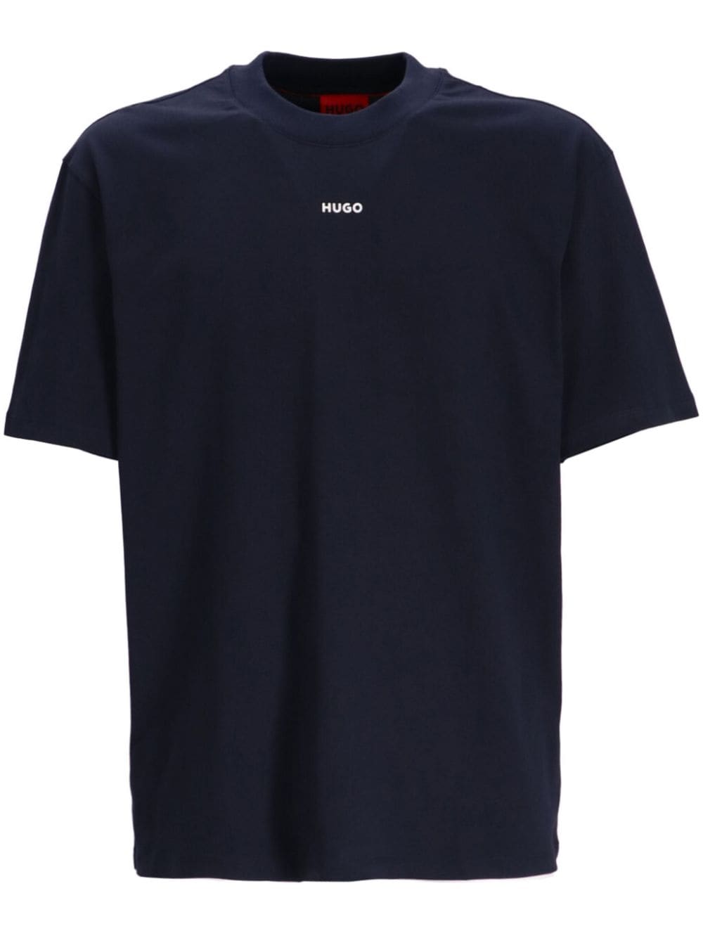 HUGO logo-print cotton T-shirt - Blue von HUGO