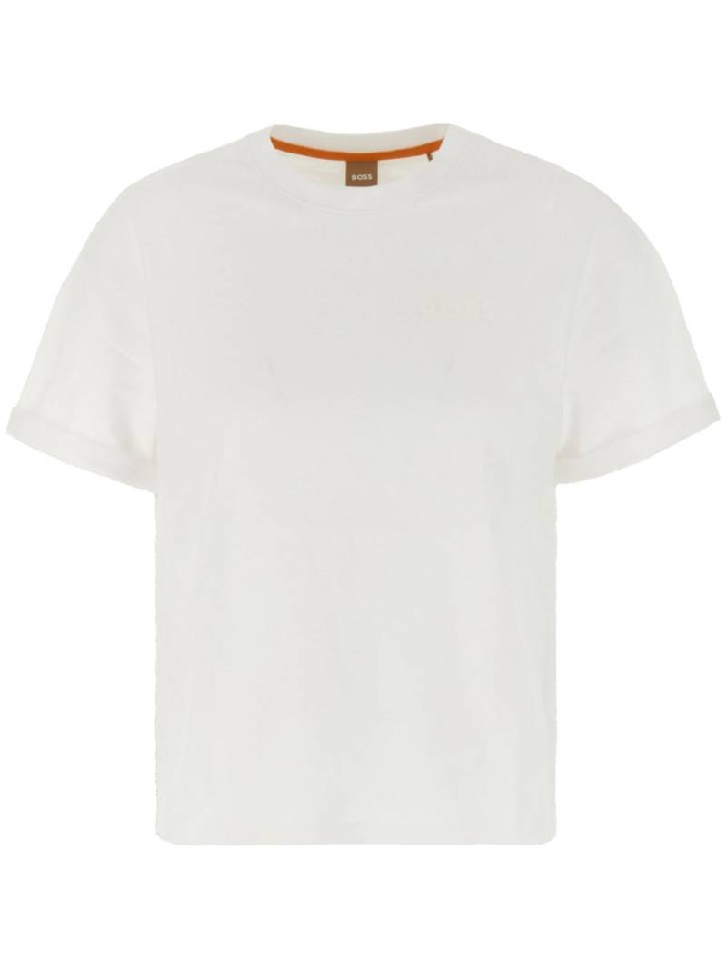 HUGO logo-print cotton T-shirt - White von HUGO