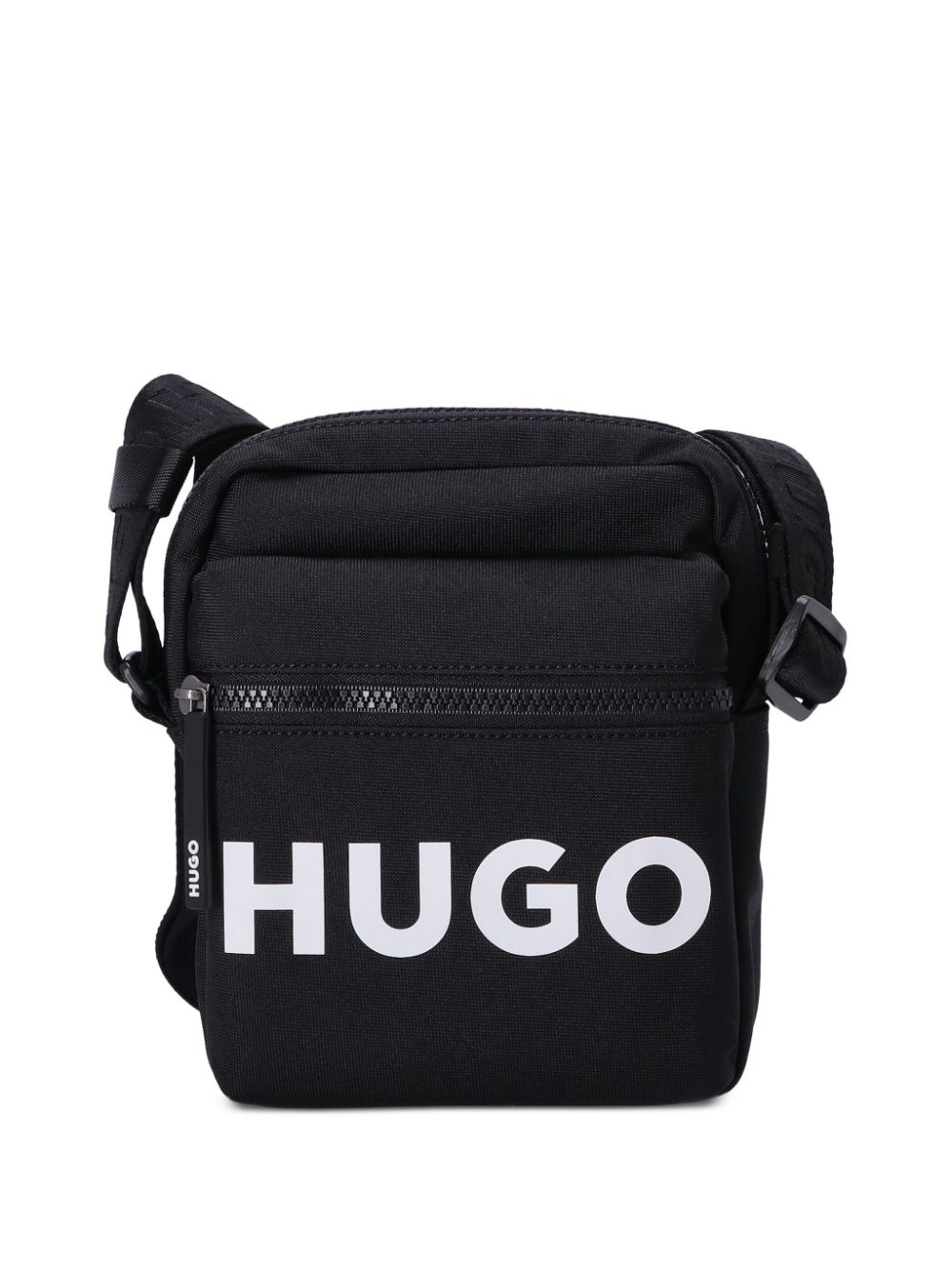 HUGO logo-print messenger bag - Black von HUGO