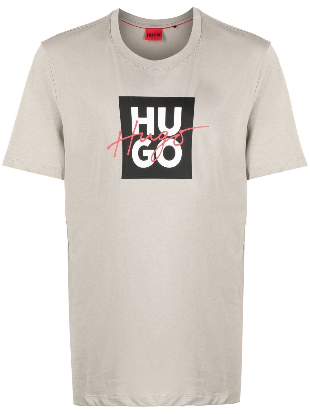 HUGO logo-print t-shirt - Grey von HUGO